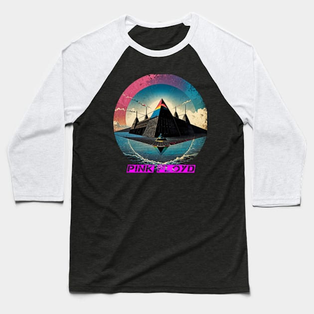 The Visual Metaphors of Pink Floyd Baseball T-Shirt by PixelSymphony